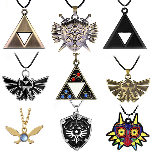 Colar Zelda - Link Triforce - Sheikah  - Games
