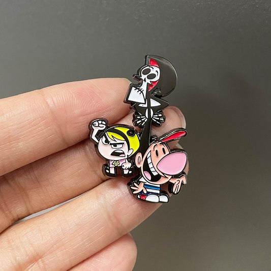 Broche "As Terríveis Aventuras de Billy e Mandy" - Desenhos Animados
