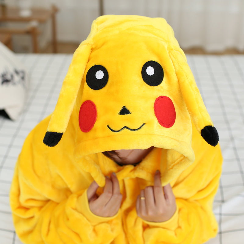 Kigurumi Pikachu pokemon Pijama infantil