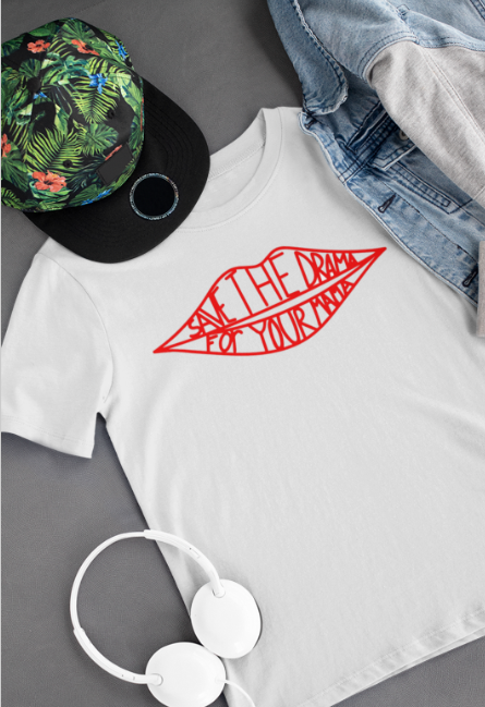 Camiseta "Save the Drama for Your Mama" - Friends - Séries de TV