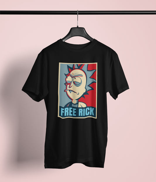 Camiseta "Free Rick" - Séries de TV