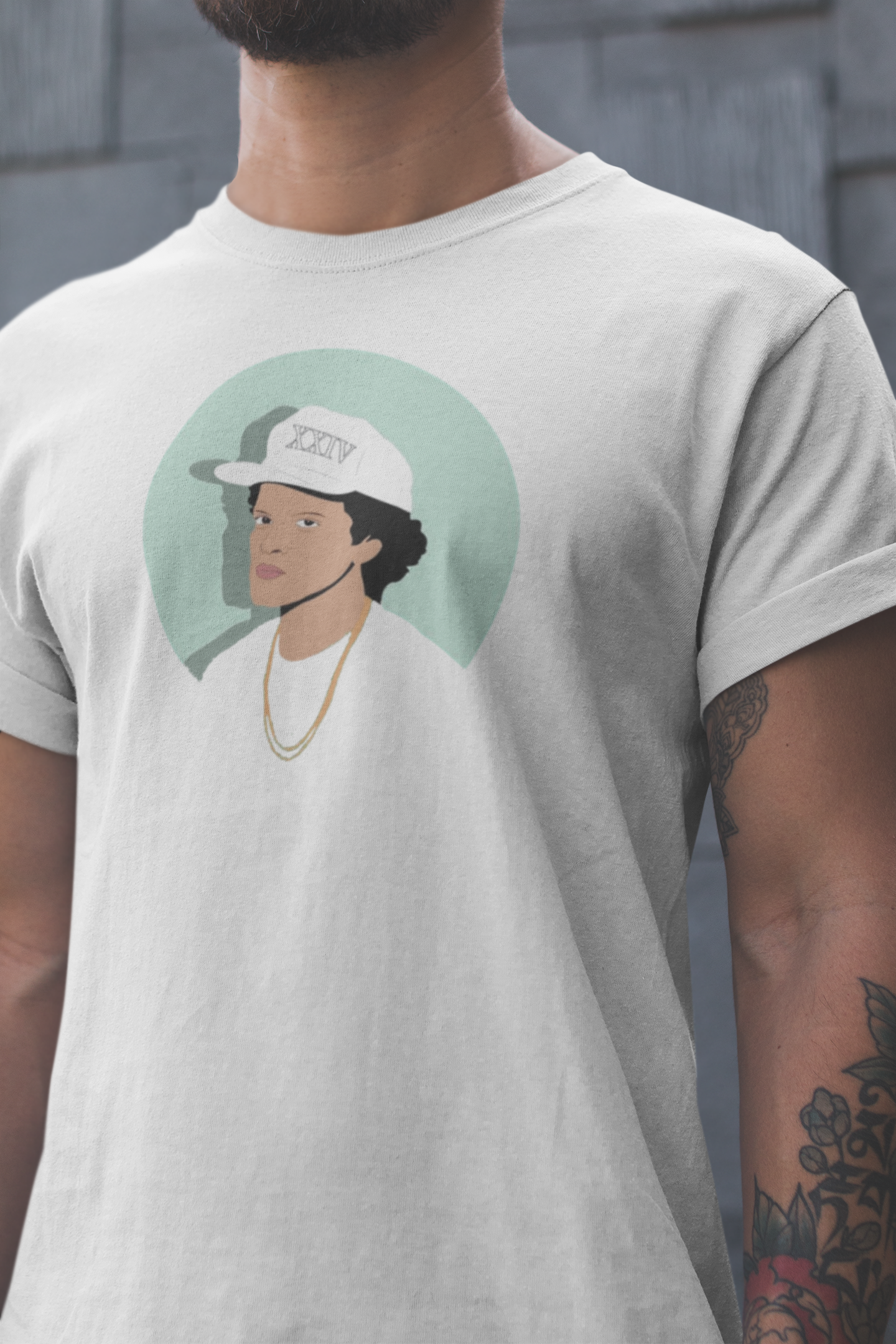 Camiseta "Bruno Mars" Clássica - Música
